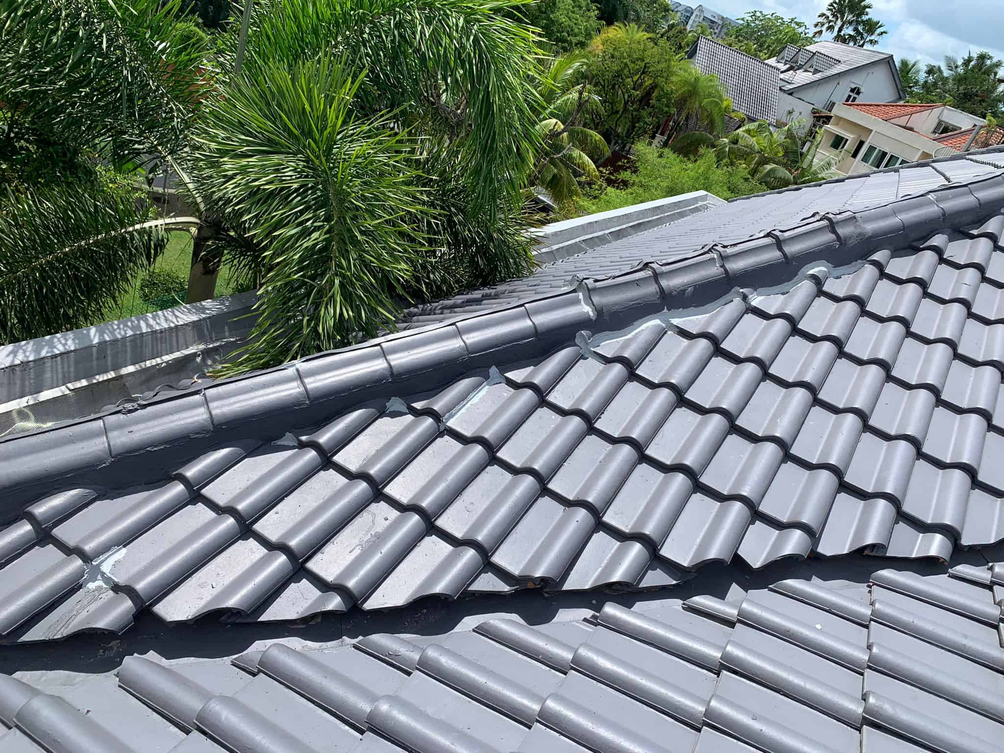 4 Root Causes of Roof Leakage in Singapore 1 Landed House Roof Leakage