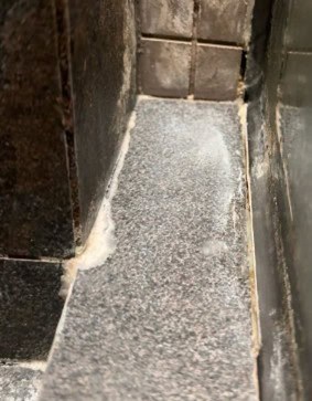 Signs of Your Bathroom Waterproofing Has Failed 3 White Powder Waterproofing
