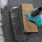 Cement waterproofing membrane application