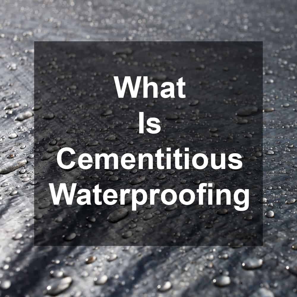 Cementitious Waterproofing contractor