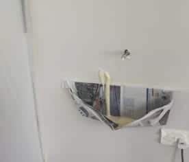 Wall leakage repair