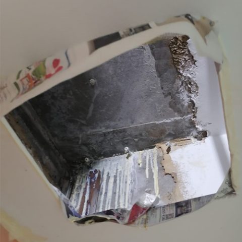 Water Leaking From Ceiling Apartment | SWC Construction