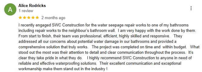 Waterproofing Review